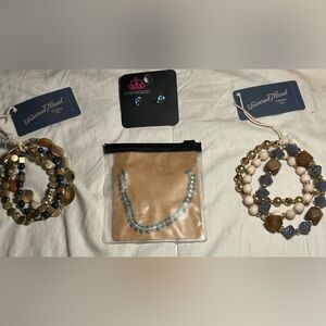 Blue Jewelry 4 Piece Lot